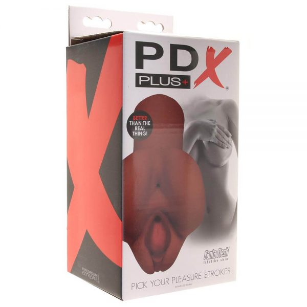 PDX Plus Pick Your Pleasure Stroker Brown 3